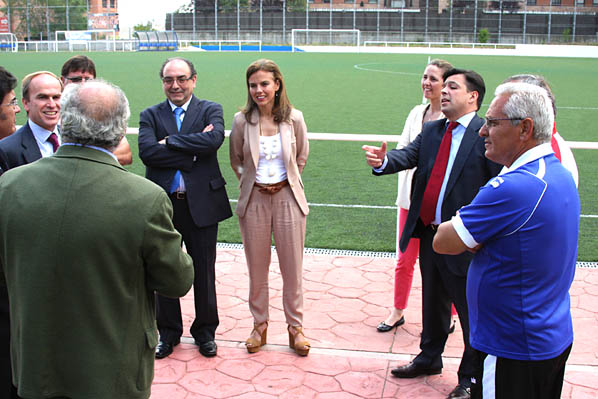 Almudena Maillo visita las instalaciones de la Avenida de Guadalajara.