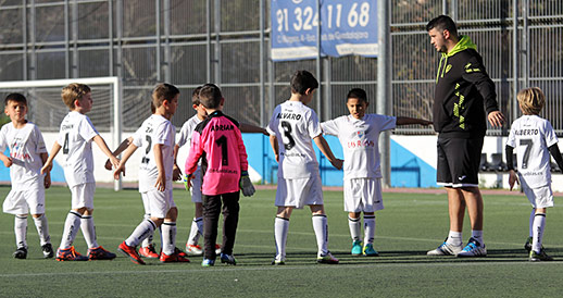 Prebenjamín A, un equipo con buen toque y efectivo